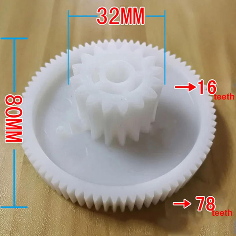 Description Picture 6 of item1PC Meat Grinder Plastic Gear Replacement S/M/L Gear for Household Meat Grinder Repair Part