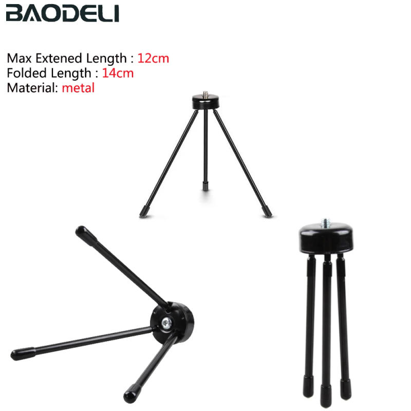 Description Picture 4 of itemPhotographic Lighting Stand Fill Light Phone Holder Stand Adjustable Tripod Suit For Ring Light With 1/4 Screw Desktop Ring Lamp