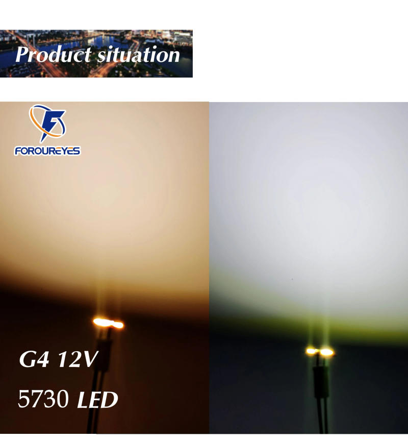 Description Picture 3 of item5pack LED G4 Round Range Hood Bulb 12v SMD5730 3Leds Boat Light Bulb Lamp Replace Halogen Lighting Lights Spotlight