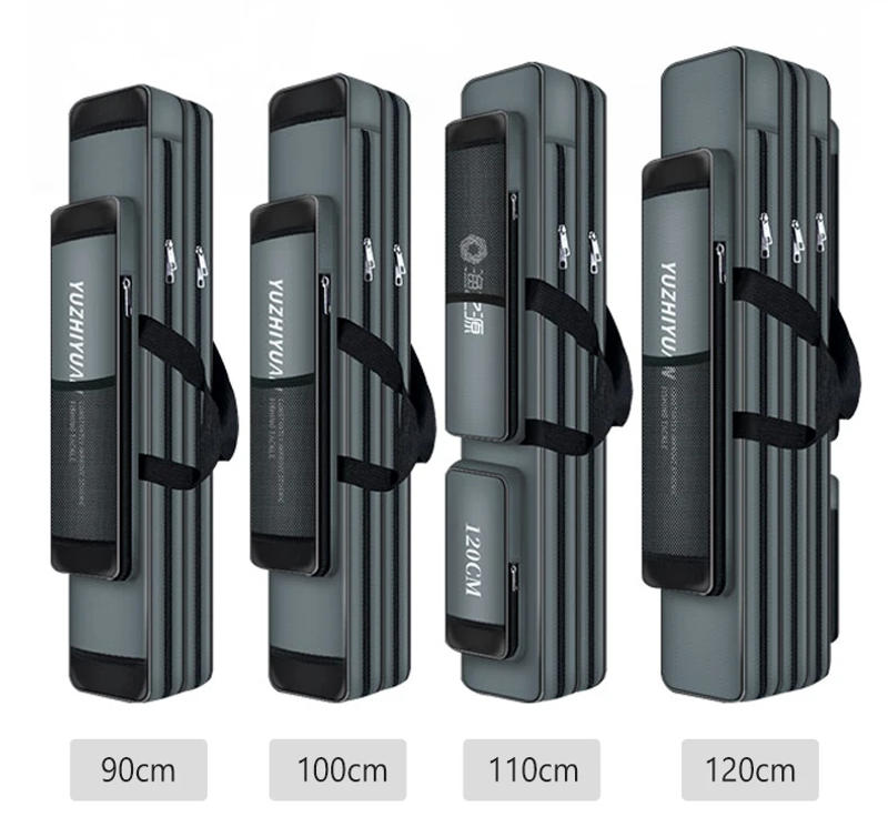 Description Picture 2 of itemWaterproof Fishing Rod 2/3 Layer Thick Oxford Fishing Bag 120cm Fishing Pole Tools Storage Bag Large Capacity Pesca Bag Portable