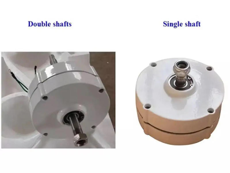 Description Picture 2 of itemFactory 10KW Electric Generator 24V 48V 96V 120V 220V Low RPM Alternator Permanent Magnet Rare Earth Turbine 8000W With Base