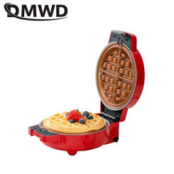 DMWD Multifunction Waffle Donut Maker Sandwich Machine Electric Baking Pan Pancake Oven Breakfast Maker Double-sided Heating