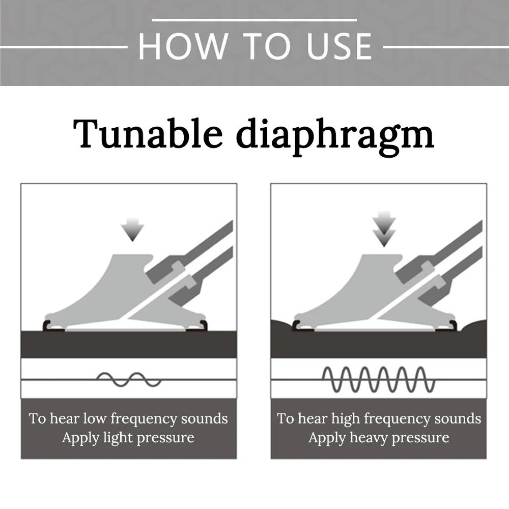 Description Picture 6 of itemProfessional Heart Lung Cardiology Stethoscope Doctor Student Medical Equipment Device Medical Doctor Single Head Stethoscope
