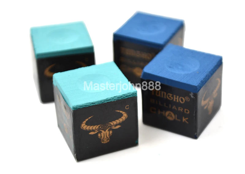 Description Picture 2 of item4pcs of Pool Billiards Snooker Chalk Cubes Chalk Light Green/Blue Dry/Wet Chalks