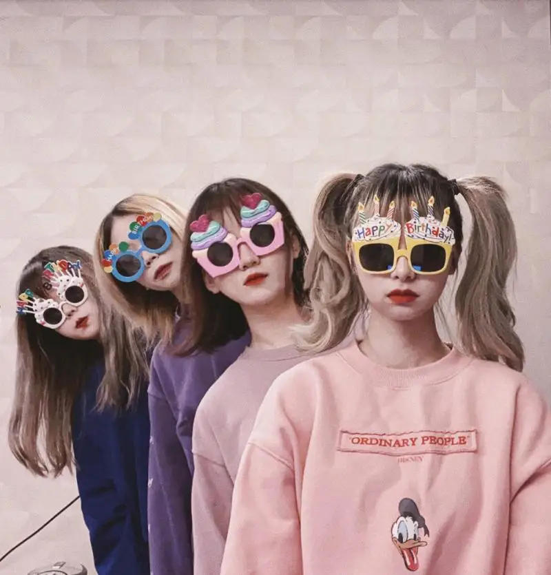 Description Picture 3 of itemPhotography Props Glasses Happy Birthday Bachelorette Party Birthday Party Decoration Photobooth Birthday Adult Children Glasses