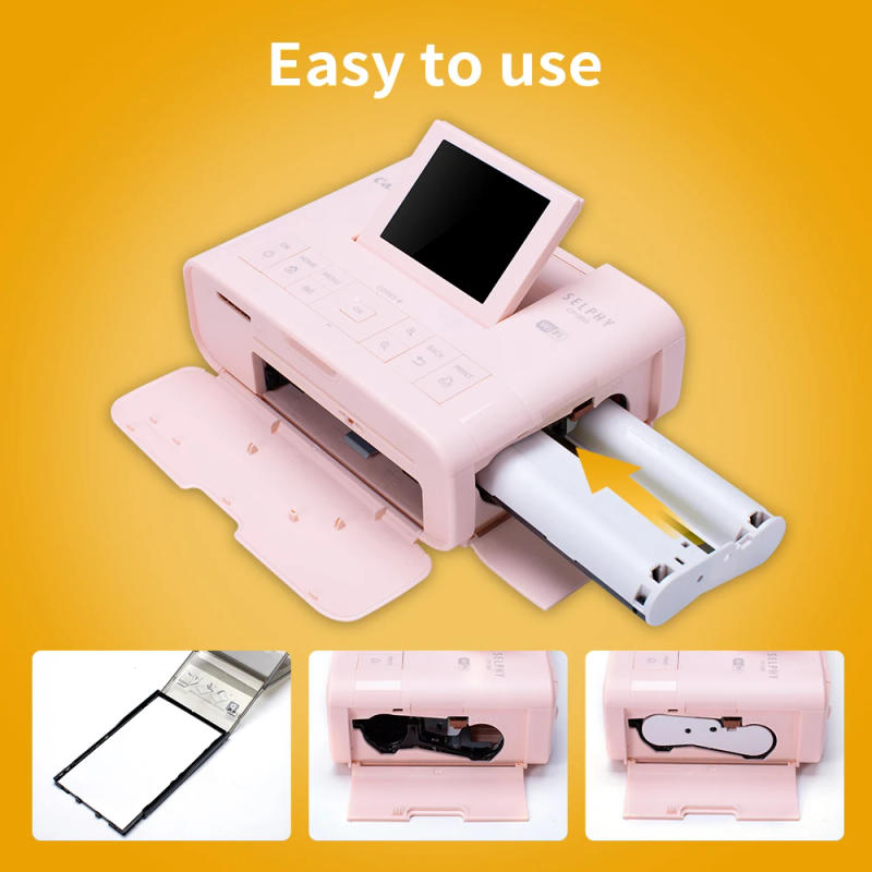 Description Picture 4 of itemCompatible Canon KP-108IN 3 Color Ink 180 Sublimation Photo Paper 4*6" (100*148mm) for Canon Selphy CP1300 CP1200 CP900 Printer