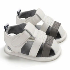 Citgeett Summer Baby Girls Boys Newborn Soft Crib Sole Leather Shoes Kid Toddler Prewalker Sandals