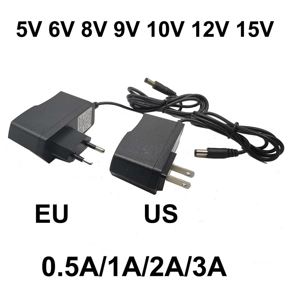 Description Picture 4 of itemAC 110-240V DC 5V 6V 8V 9V 10V 12V 15V 0.5A 1A 2A 3A Universal Power Adapter Supply Charger adaptor Eu Us for LED light strips