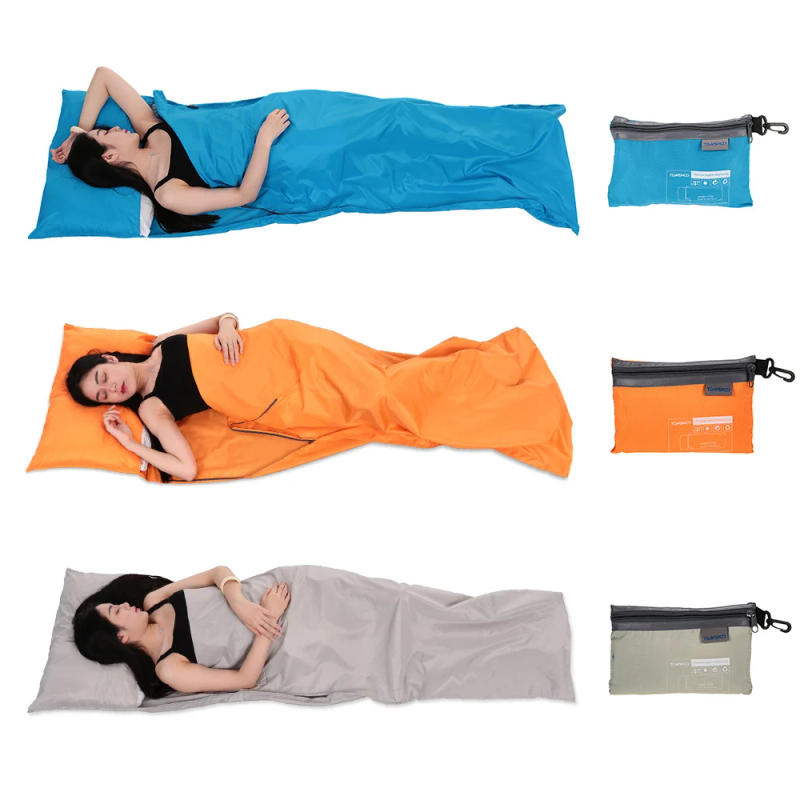 Description Picture 5 of item70*210CM Autumn Sleeping Bag Liner Outdoor Travel Camping Hiking Sleeping Bag Liner Portable Lightweight for Business Trip Hotel