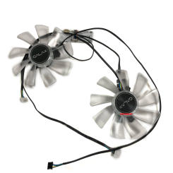 2Pcs/Set,Video Cards Fan,FY10015M12LPA,For GALAX BOY RTX 2070 2080 Super EX,GALAX RTX 2060 PLUS EX White (1-Click OC)