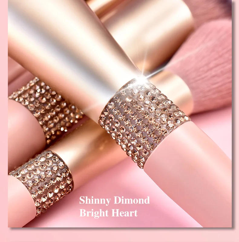 Description Picture 6 of itemLOYBJ 10pcs Diamond Makeup Brushes Set Cosmetics Blending Tool Powder Foundation Blush Highlight Eyeshadow Eyebrow Eyelash Brush