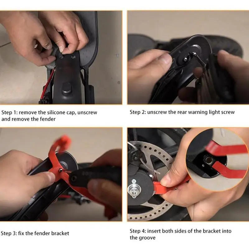 Description Picture 3 of itemElectric Scooter Back Fender Bracket Rear Mudguard Support Shockproof Bracket for Xiaomi Mijia M365/Pro Scooter Accessories