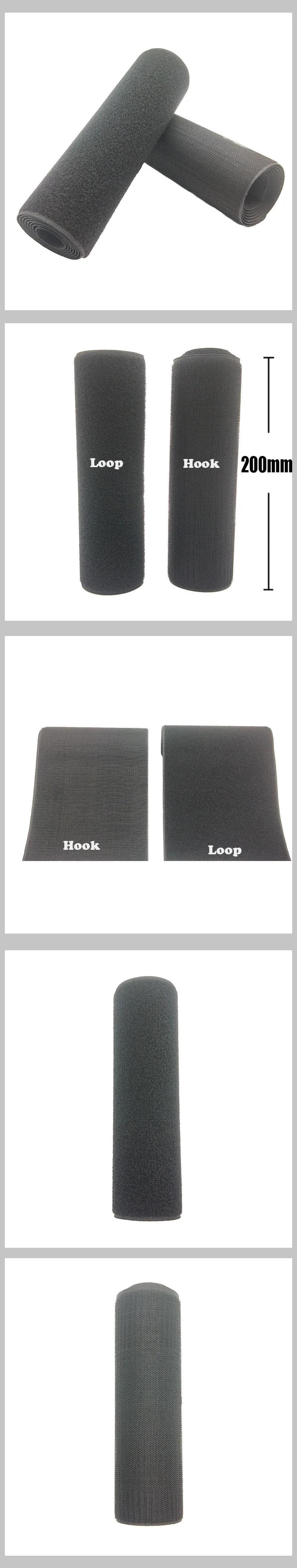 Description Picture 3 of item200 mm Width  no adhesive hook loop fastener tape sewing magic tape stickers sewing accessories strap clothing high quality DIY
