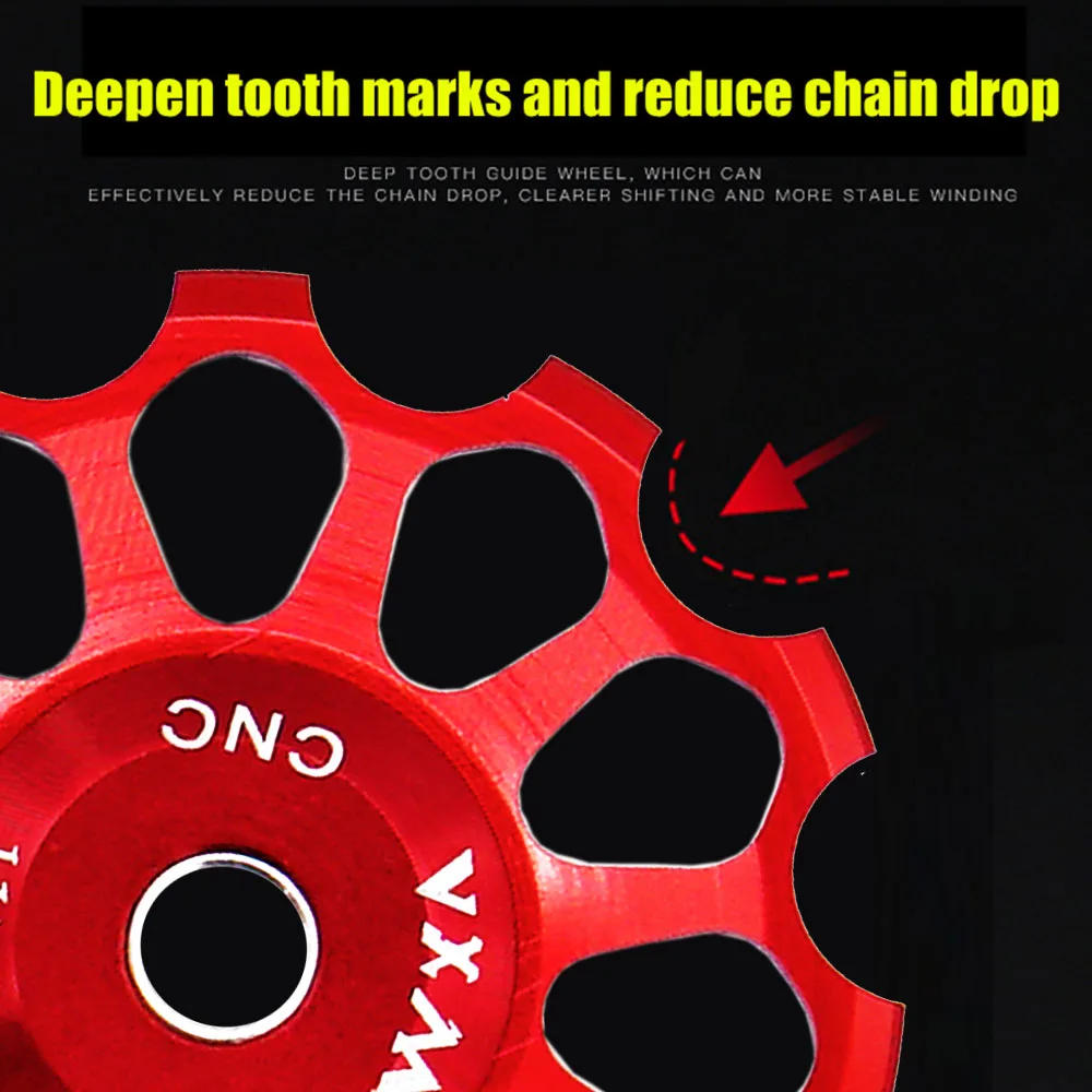 Description Picture 4 of itemVXM Bicycle Ceramic Pulley Aluminum Rear Derailleur 11T12T 13T 14T 15T 16T 17T Guide MTB Road Bike Ceramics Bearing Jockey Wheel