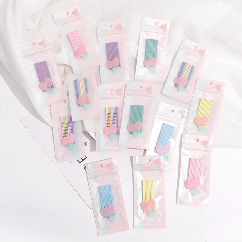 Description Picture 6 of itemNew Ice Cream Style Hair Pins Metal Macaron Bobby Pins For Childern Teen Girls Kids Hair Grips Waved Hair Accessories