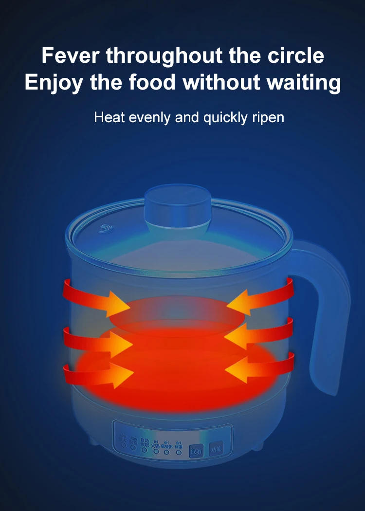 Description Picture 6 of itemElectric Rice Cooker Single Double Layer 220V Multi Cooker Non-Stick Smart Mechanical MultiCooker Steamed Rice Pot For Home EU