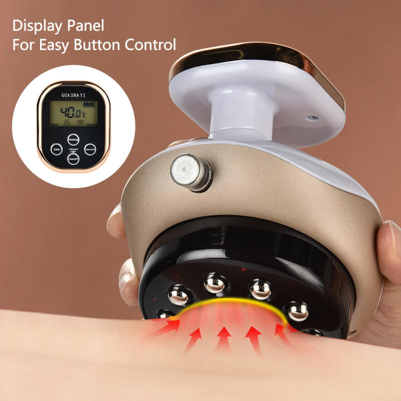 Description Picture 3 of itemElectric Cupping Massager gua sha Vacuum Suction Cups EMS Anti Cellulite Magnet Therapy Guasha Scraping Fat Burner Body massager