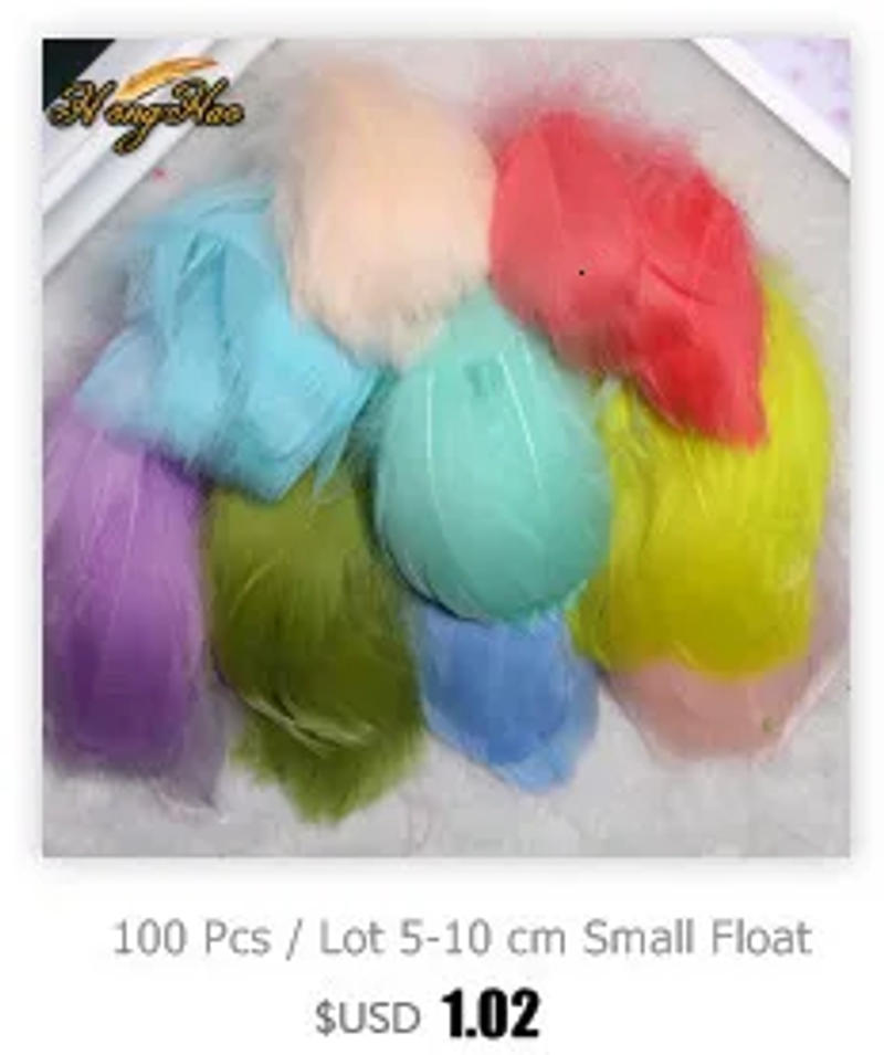 Description Picture 4 of item50Pcs Natural Fluffy Plumes 5-7 Inches 13-18cm Turkey Marabou Feather Wedding Party Decoration DIY Jewelry Accessories Feathers