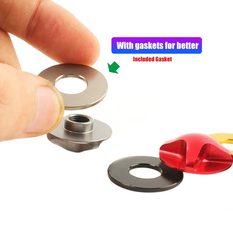 Description Picture 3 of item5g Bicycle Fork Cover Front Gas Shoulder Caps Aluminum Alloy Nozzle Mountain Bike