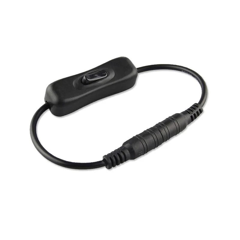 Description Picture 5 of itemDC 5V 12V Light Switch Female Male DC Connector Power Cable 5.5x2.1mm ON OFF Inline for CCTV LED Strip Light Lamp 304 Switch