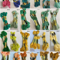 oneroom 10 pieces dmc3806-3829 cross stitch    threads   / cross stitch embroidery thread / Custom   threads  colors 04
