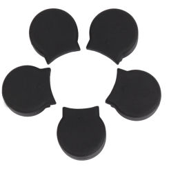 5Pcs/Set Rubber Clarinet Finger Cushions Thumb Rest Woodwind Instruments Accessories Finger Protector Comfortable Clarinet Parts