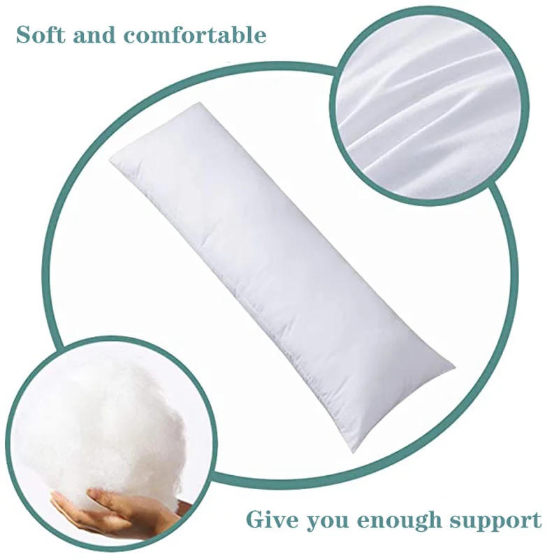 Description Picture 3 of item60x180cm Long Dakimakura Hugging Body Pillow Inner Insert Anime Body Pillow Core White Pillow Interior Cushion Enough Filling