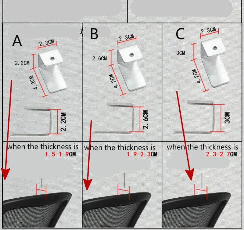 Description Picture 6 of itemOffice Chair Headrest Adjustable Computer Swivel Lifting Chair Headrest Neck Protection Chair Accessories Free Installation