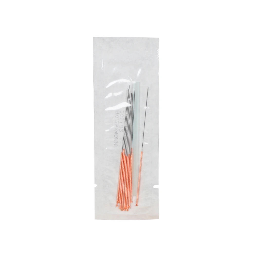 Description Picture 6 of itemCopper Acupuncture Needle with Tube 500 Pcs / Box Disposable Acupuncture Sharp Copper Ring Handle Needles Chinese Medicine