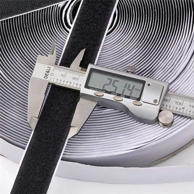 Description Picture 6 of itemNylon Self Adhesive Fastener Tape Hooks and LoopsTape Round Sticker White Black Round Coins Strong Glue 10/15/20/30mm