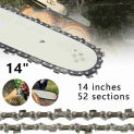 14'' Metal Chainsaw Saw Chain 3/8 "LP .050 Gauge 52DL Pole Cut Wood Quick Household Logging Portable Chainsaw Accessories