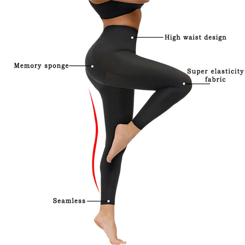 Description Picture 6 of itemWomen Body Shaping Legging Slimming Butt Lifter Shapewear High Waist Control Panties Seamless Sleeping Beauty Legs Shaper