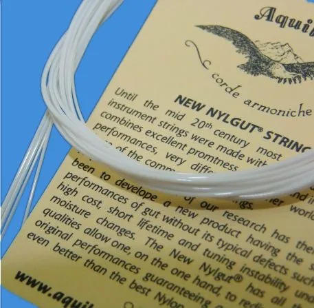 Description Picture 3 of item1-5 SET Ukulele 21 23 4 Strings Hawaii Small Guitar White Aquila Soprano Concert Nylon Parts  Accessories Musical Instruments