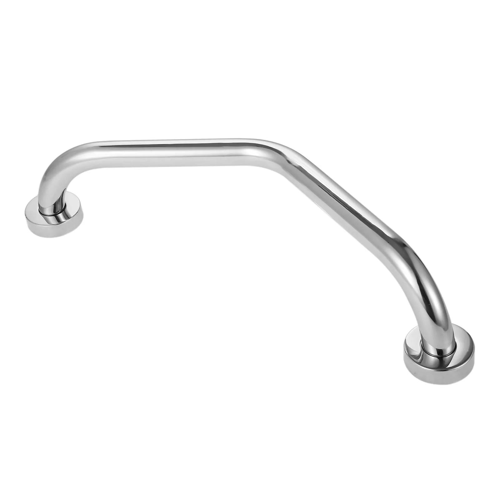 Description Picture 5 of item1 PC Stainless Steel Bathroom Bathtub Grab Rails High-Grade Light Non-Slip Wall Pole Handle Towel Holder Household Hardware