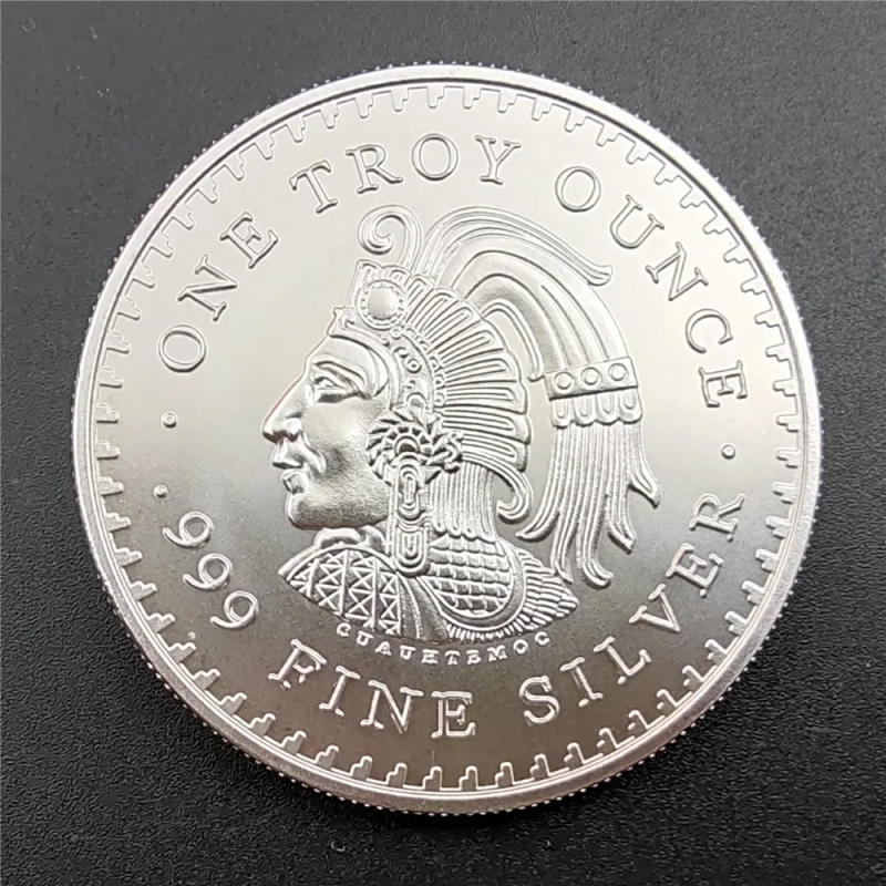 Description Picture 5 of itemOne Troy Ounce 999 Fine Silver Copy America Medal Commemorative Badge Non-currency Mexico Coin Collectible Blister