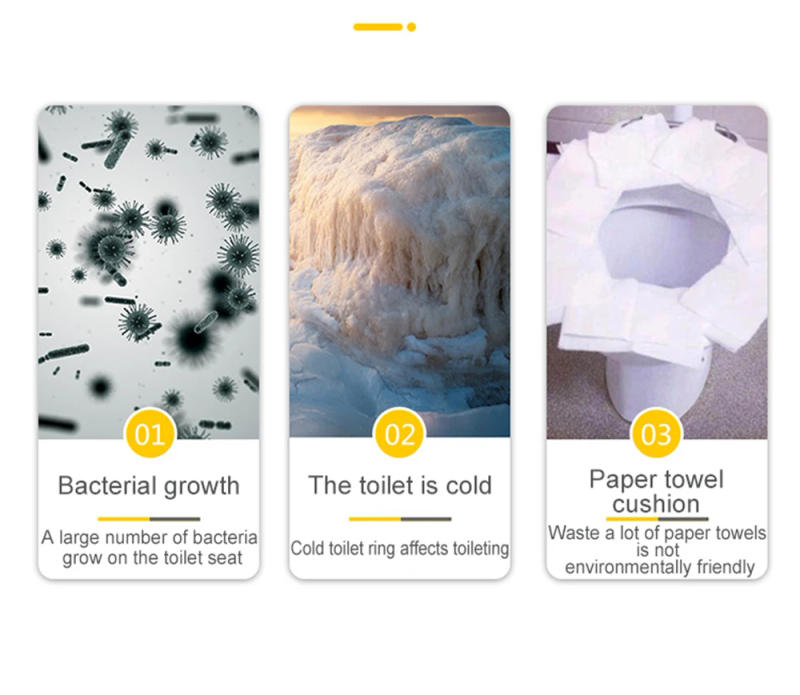 Description Picture 4 of itemThicken Toilet Seat Cover Mat Winter Warm Soft Washable Closestool Mat Seat Case Toilet Lid Pad Bidet Cover Bathroom Accessories