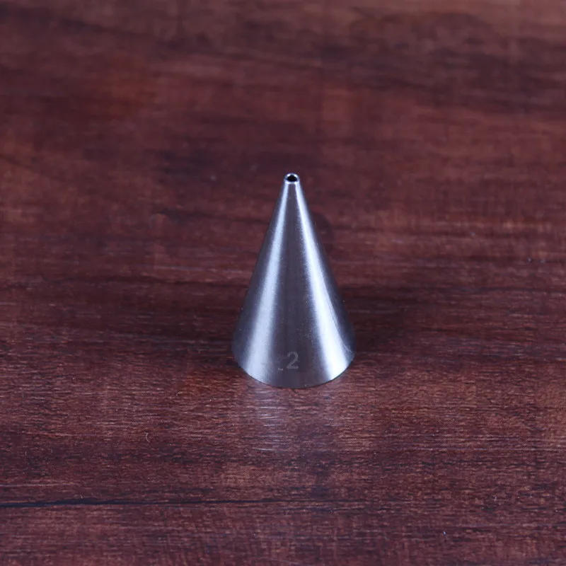 Description Picture 6 of itemSmall Pastry Nozzle 1pcs 18*30(mm) Stainless steel cake tools Cupcake Decorating Icing Piping Tips Puff Sugarcraft Pastry Tip