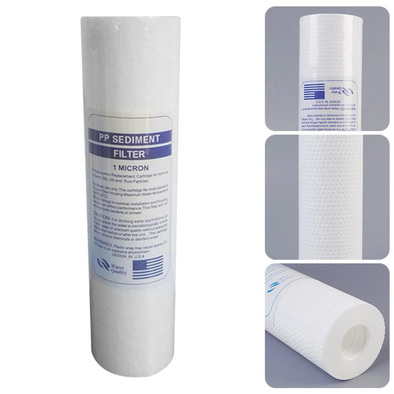 Description Picture 3 of item2022 Real New Household Water Sediment Polypropylene Filter 10" 1/5 Micron Pp Water Replacement Cartridge Dropshipping