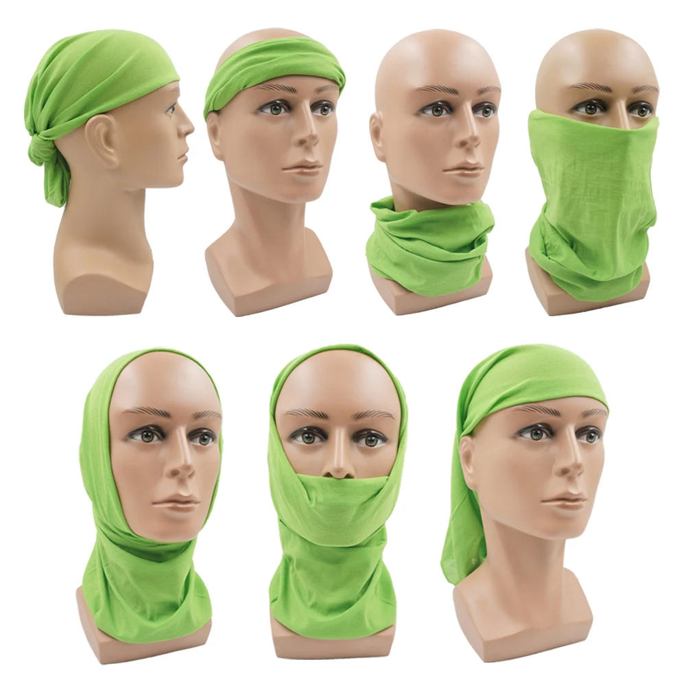 Description Picture 5 of itemOutdoor Magic Bandana Solid Dyeing Color Cycling Hiking Scarves Fashion Headwrap Neck Tube Cover Fishing Windproof Face Mask