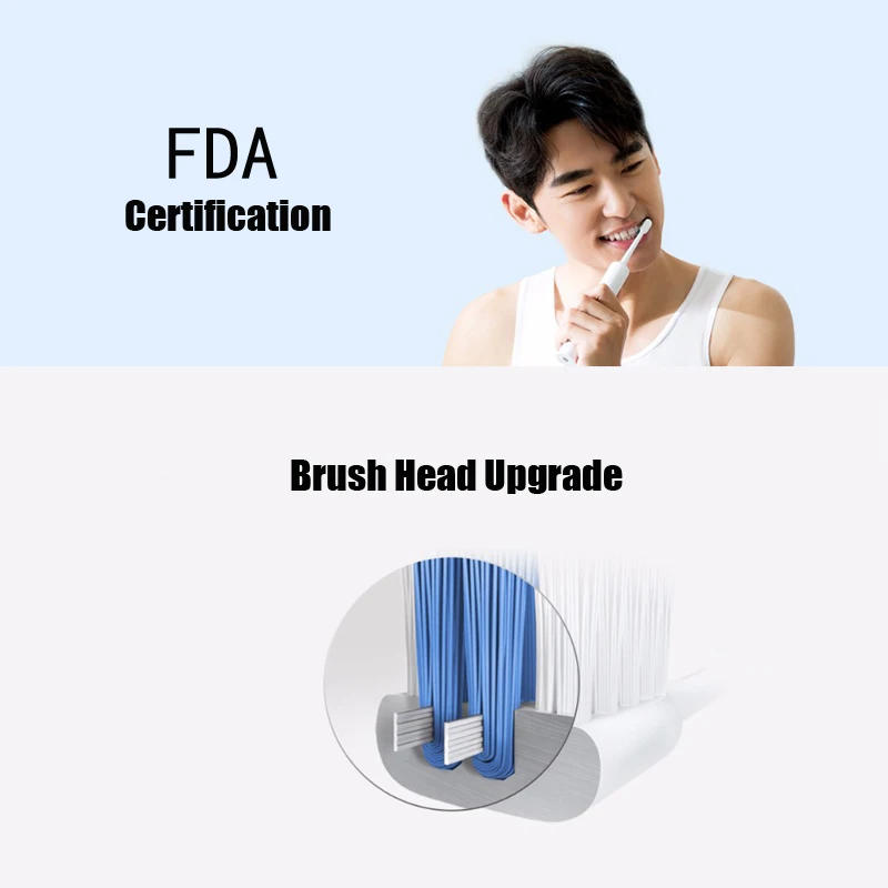 Description Picture 4 of item10pcs Brush Head Clean for DR BEI C1 Oral Care Teeth Toothbrush Action Brush Heads Electric Replacement DuPont Tooth Brush Heads