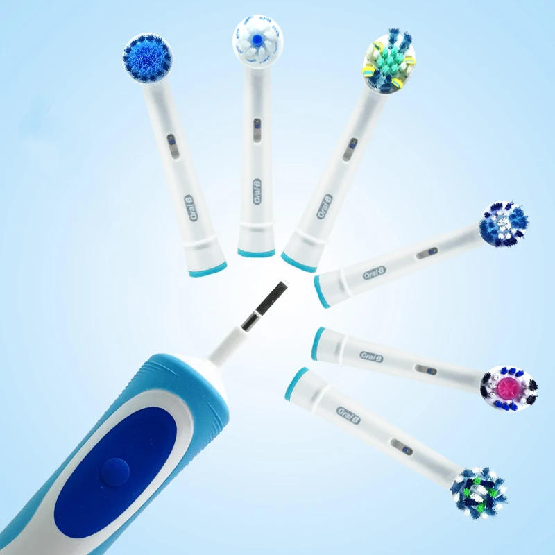 Description Picture 6 of itemOriginal Oral B Replacement Brush Heads for Oral-B Rotating Electric Toothbrush Genuine Teeth Whitening Soft Bristle Refills