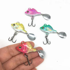15g Fly Japan Fishing Trout Spoon Sequins Hard Bait Peche Spinner Bait VIB Pike Fishing sinking Lure Wobblers Crankbaits Pesca