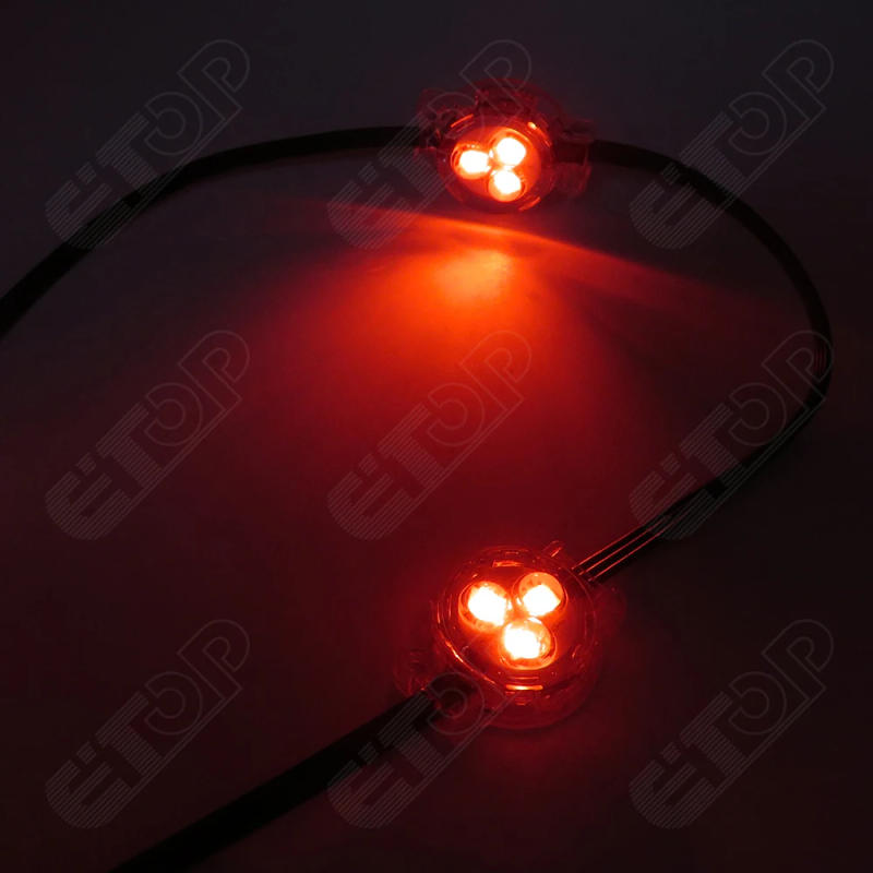 Description Picture 6 of item24V 12V RGBW Led Pixel Point Light 30mm 12v IP68 Outdoor Permanent Christmas Holiday Track Lighting
