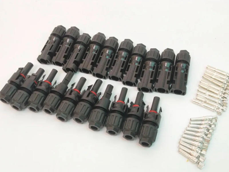 Description Picture 2 of item10 Pairs Connector or  with 1pair Spanner connected Solar Panel Connectors Male & Female IP67 1000Vdc for solar system use