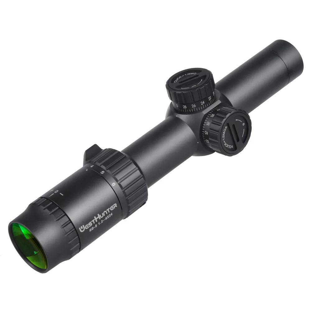 Description Picture 3 of itemWESTHUNTER HD-S 1.2-6X24 Compact Scope MIL Dot Reticle Hunting Riflescopes Outdoor Tactical Optics Sights for Air Soft .223