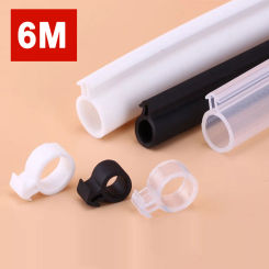 6M Plastic Steel Door and Window Sealing Strip O Type TPE Rubber Soundproof Tape Energy Saving Insulation Weatherstrip