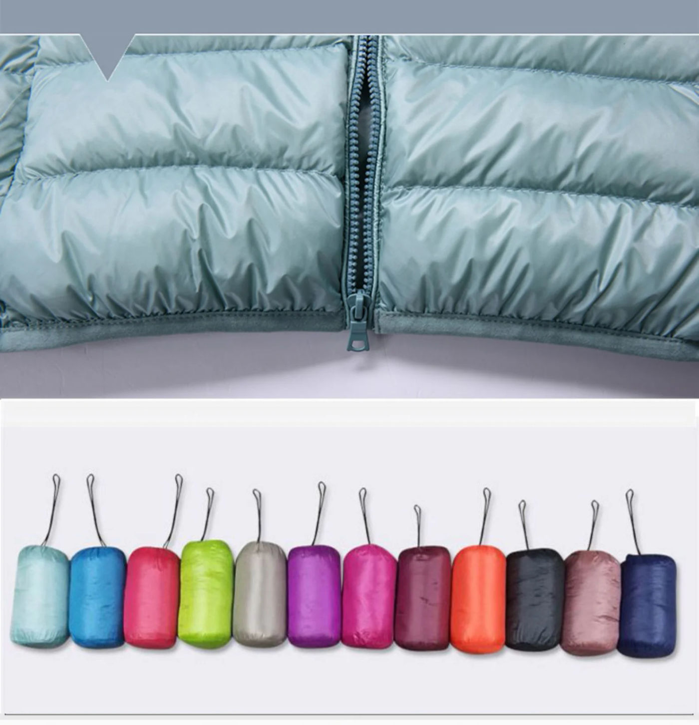 Description Picture 6 of itemUltra Light Duck Down Women Lightweight Coat Warm Female Windbreaker Parka Women's Down Jackets Coats Female Hooded Parka