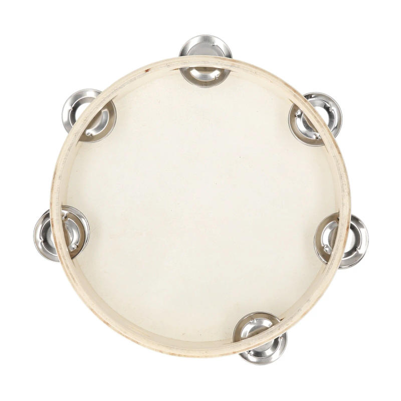 Description Picture 4 of item4 /6 /8 /10 Inch Tambourine Percussion Drum Tamborine Hand Drum Wooden tambour musical instrument Musical Educational Toys