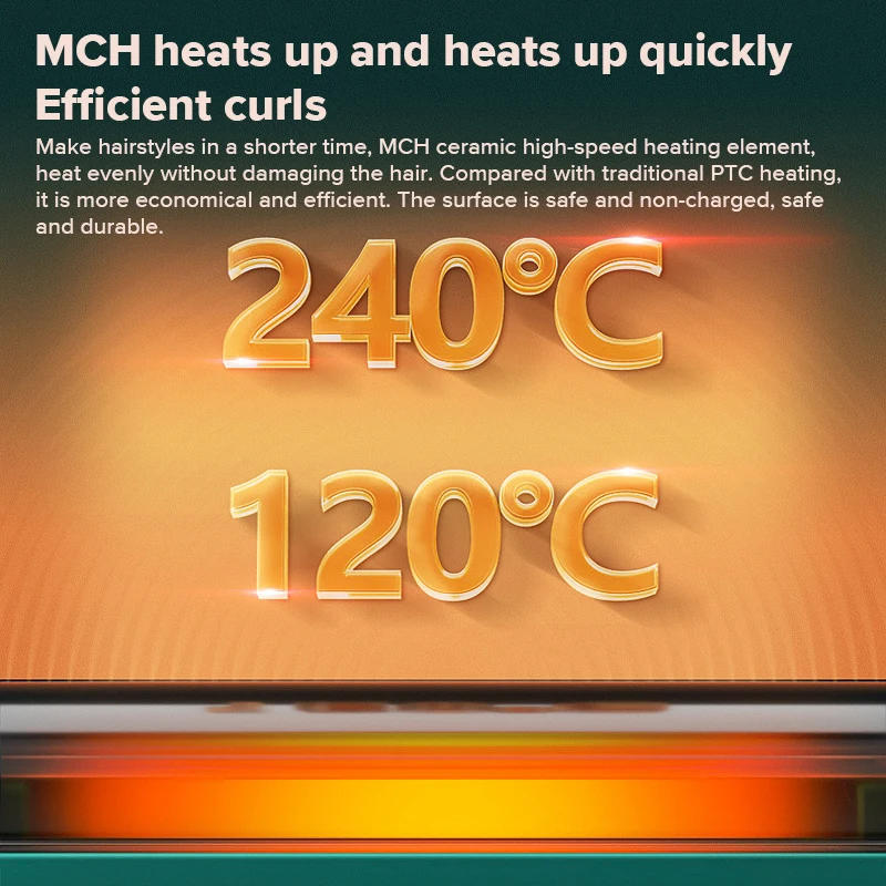 Description Picture 6 of itemAnti-Perm Curly Hair Curler For Women Automatic Rotation Hair Rollers Negative Ion Curling Iron Wave Magic Styling Tool