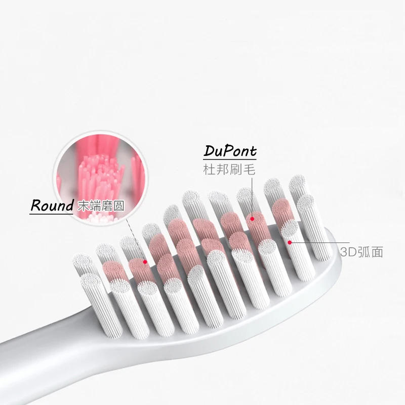 Description Picture 4 of item10Pcs Replacement for BAIR X1S/G1/G20 Smart Electric ToothBrush Black/Pink Replace Clean Whitening DuPont Heads Dental Brush